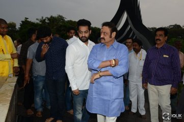 NTR Family Visit to NTR Ghat 2016